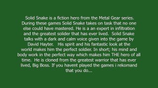 Solid Snake meaning and pronunciation