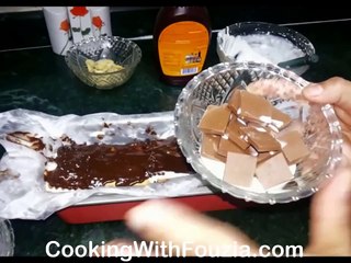 Chocolate Biscuit Cookie Cake   NO BAKE ( Cooking With Fouzia )