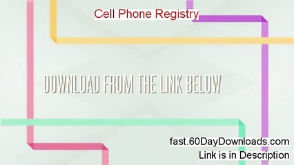 Cell Phone Registry 2.0 Review, will it work (and instant access)
