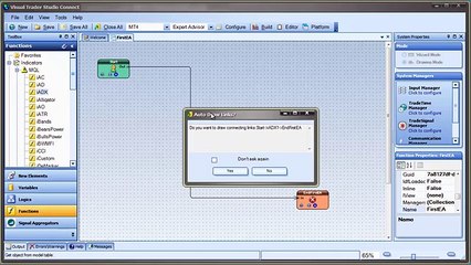 First Expert Advisor Using the VTS EA Builder