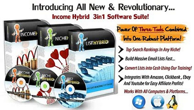 Income Hybrid 3in1 Software Suite - CB Bestseller!