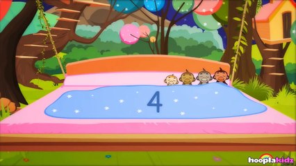 Five Little Monkeys Nursery Rhymes Collection | Cartoon Animation Nursery Rhyme Songs for