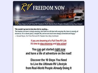 RV Freedom Now  10 Easy Steps To Full-time RV Freedom