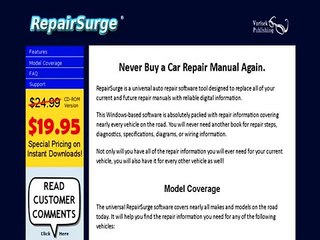 Repairsurge Repair Manual Software