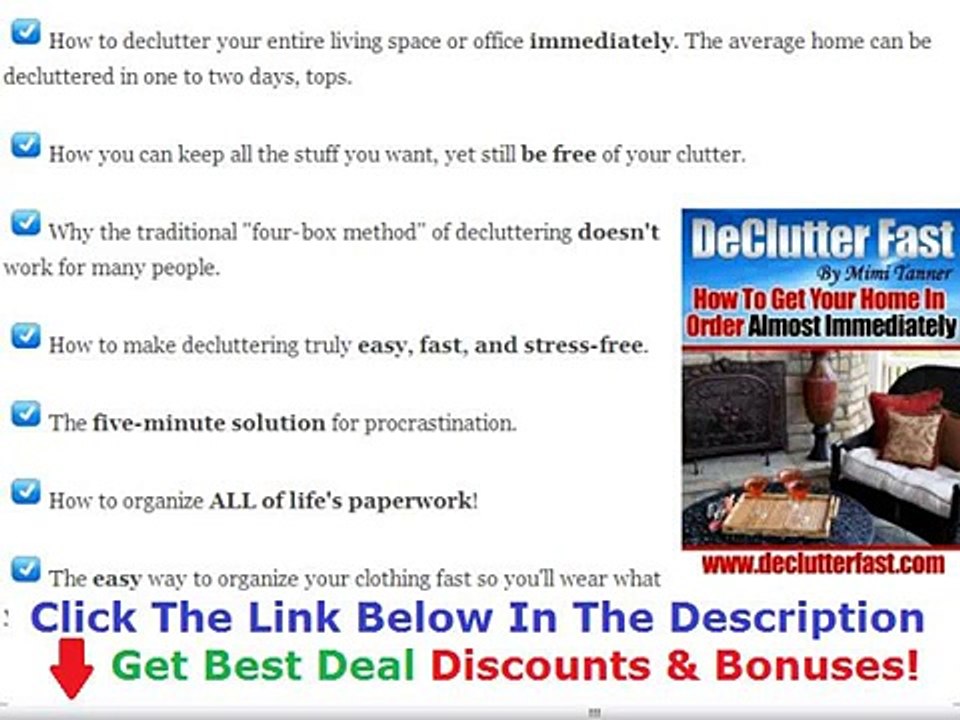 Declutter Fast Discount + Bouns