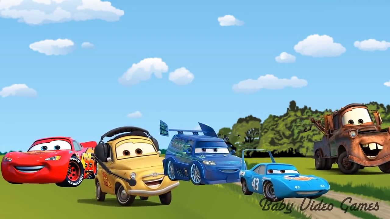 Finger Family Cars Cars Cartoon Movie for Children Cars Songs