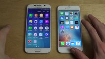 Samsung Galaxy S6 Android 6.0 Beta vs. iPhone 6S iOS 9.2 - Which Is Faster