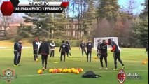 Milan training session 01.02.2016