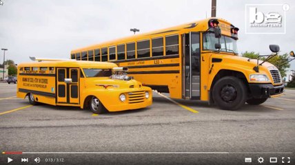 Souped Up School Bus - Custom Motor Helps Charities Across The World - [720p]