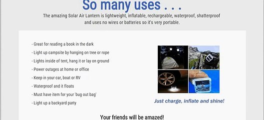 Survival Frog Review - Inflatable Solar Air Lantern for Emergencies