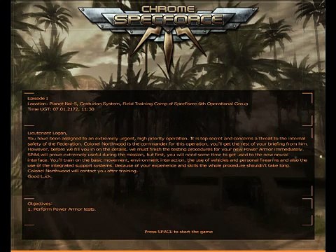 Let's Play Chrome SpecForce [S1P1] - Good Specs