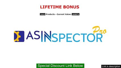 ASINSpector Review - Lifetime Bonus - ASINSpector