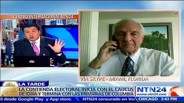 Quien gane en Iowa tendrá a favor la atención pública : Analista político Alfredo Durán a NTN24