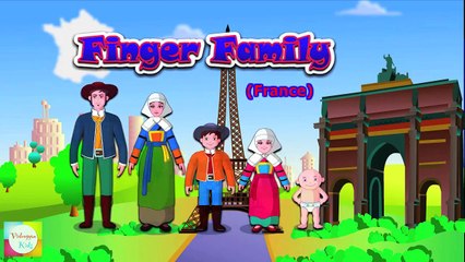Finger Family - French Family | Nursery Rhymes & Songs For Children