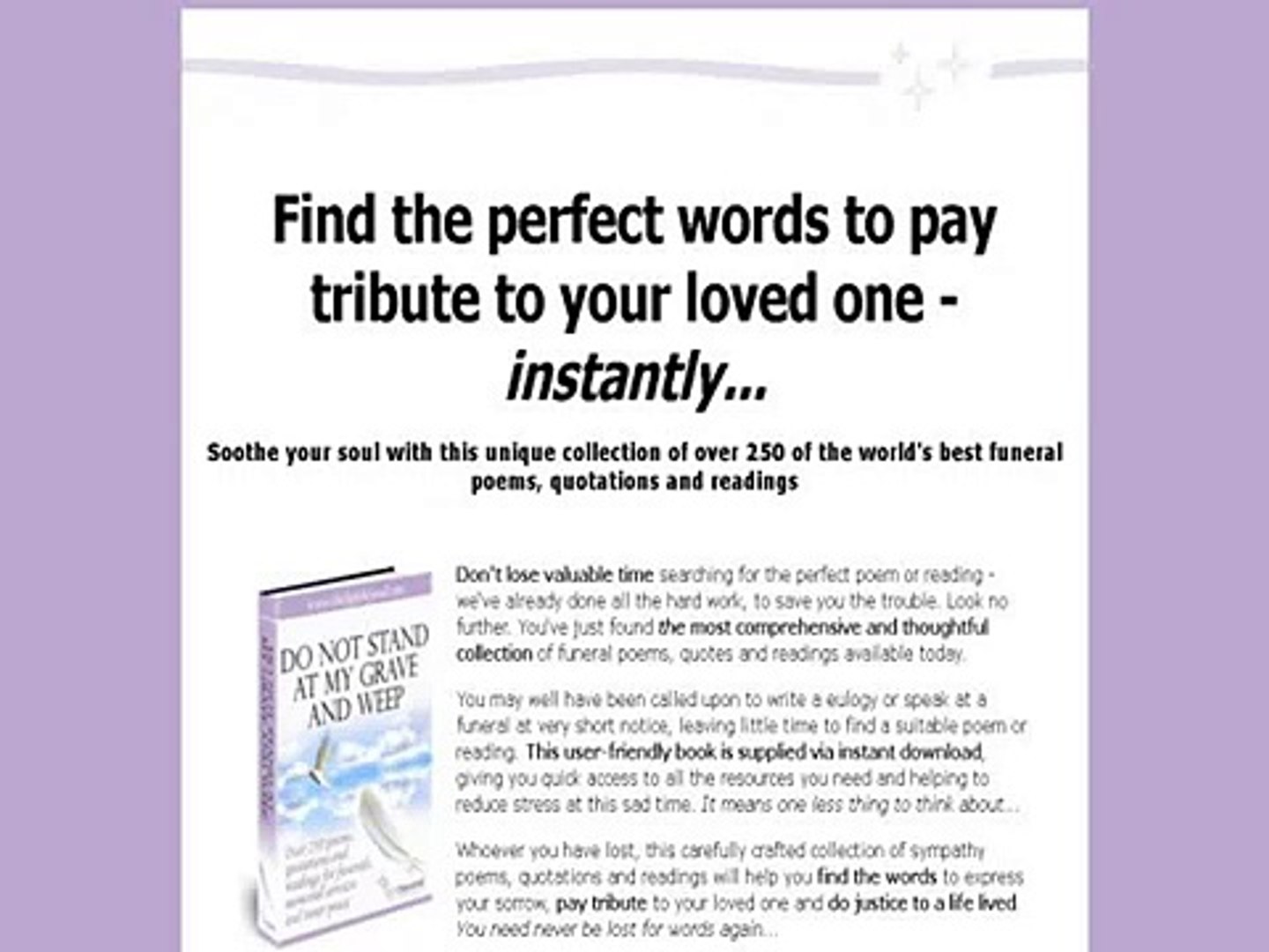 Instant Funeral Poems Video Dailymotion
