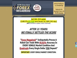 Forex Megadroid Robot