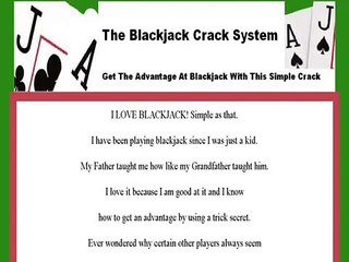 The Blackjack Crack System