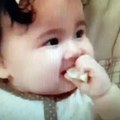 Funny vine baby eats lemon for the first time
