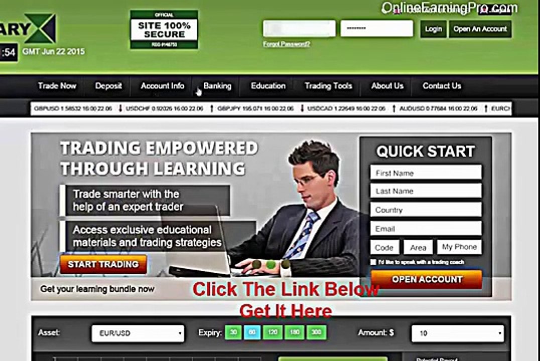 Binary Options Trading System   Live Proof In Action   Binary Options Trading Signals