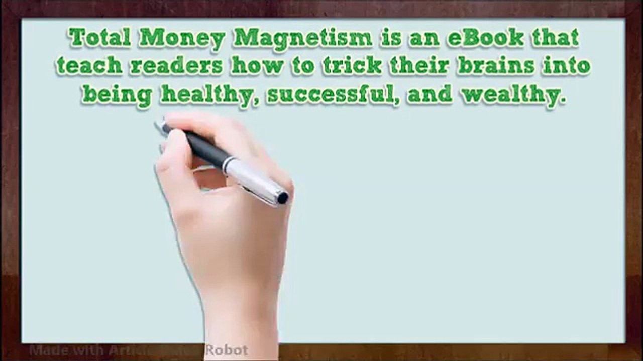 Total Money Magnetism Review Program Pdf Guide Book Download