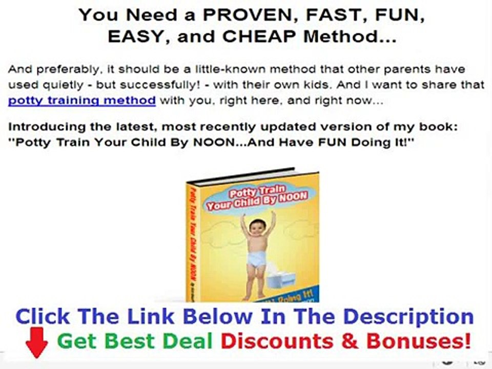 Buy Potty Training By Noon Discount + Bouns