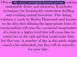 review of obsession phrases ebook - Obsession Phrases Is It A Scam