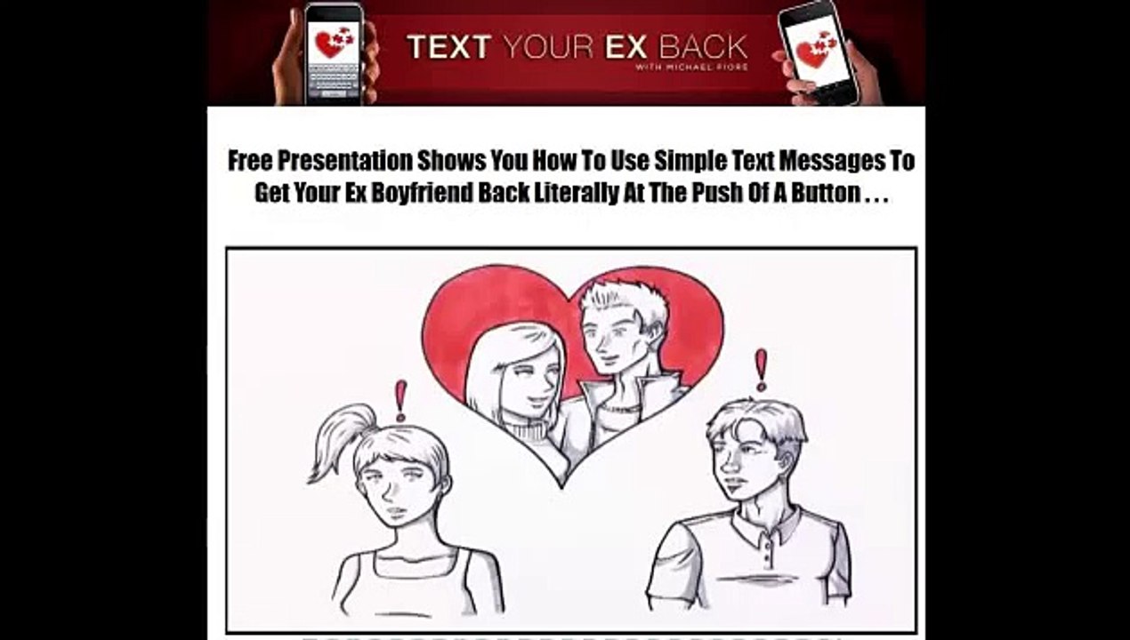Text Your Ex Back   Get Your Ex Boyfriend Back