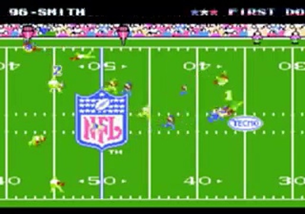 Tecmo Super Bowl - NES - Eagles vs Rams