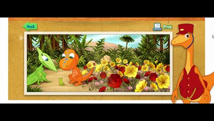 Dinosaur Train Conductors Concentration Cartoon Animation PBS Kids Game Play Walkthrough