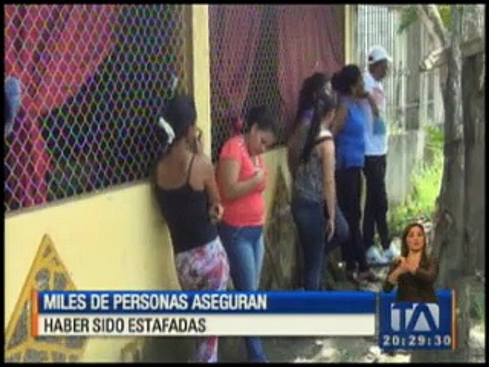 Miles de personas aseguran haber sido estafadas en Quinindé