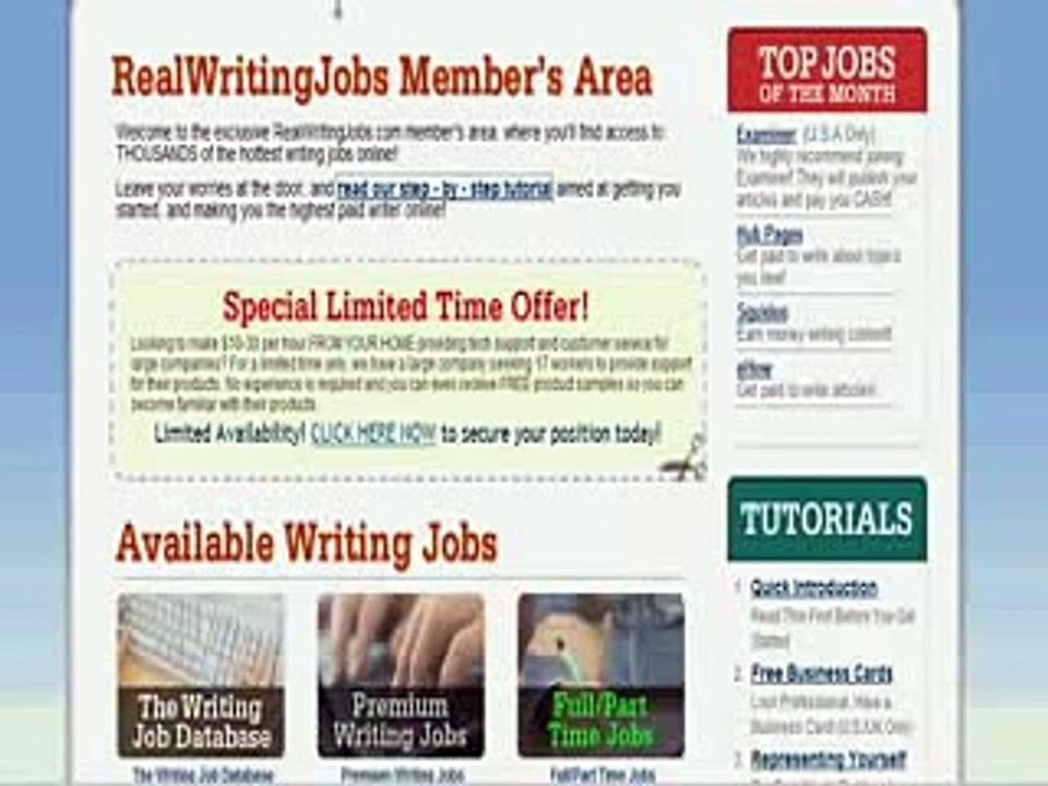 Legit Online Jobs - Real Work At Home Opportunities For Everyone