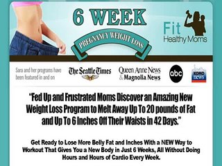 6 Week Pregnancy Weight Loss Program + Bonus Baby Fat Burner Package