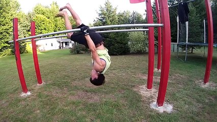 Bar Brothers 14 year old street-workout