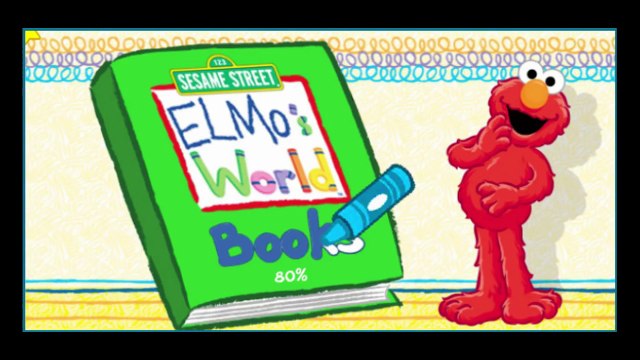 Sesame Street Elmos World Books Cartoon Animation PBS Kids Game Play Walkthrough