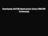 [PDF Download] Developing Jini(TM) Applications Using J2ME(TM) Technology [Download] Online