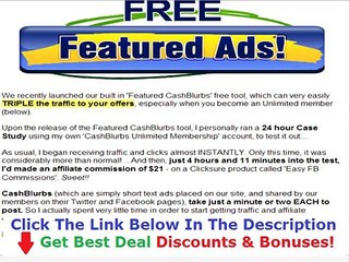Get Cash Blurbs +++ 50% OFF +++ Discount Link