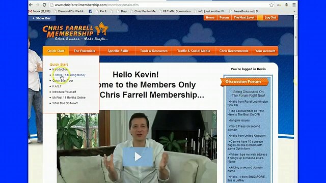 Chris Farrell Membership is a great computer courses for beginners,
