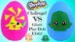 SHOPKINS CHALLENGE #8 - Giant Play Doh Surprise Eggs | Shopkins Baskets -  Awesome Toys TV