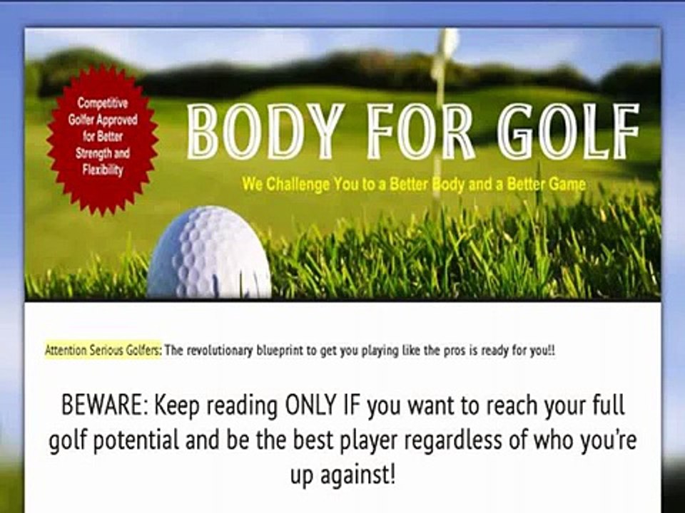 Body For Golf