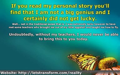 Redefine Your Reality Course 1 Part 1 of 2