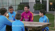 Interview with Leo Messi in La Masia