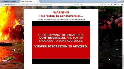Family Survival System Video: MUST WATCH!