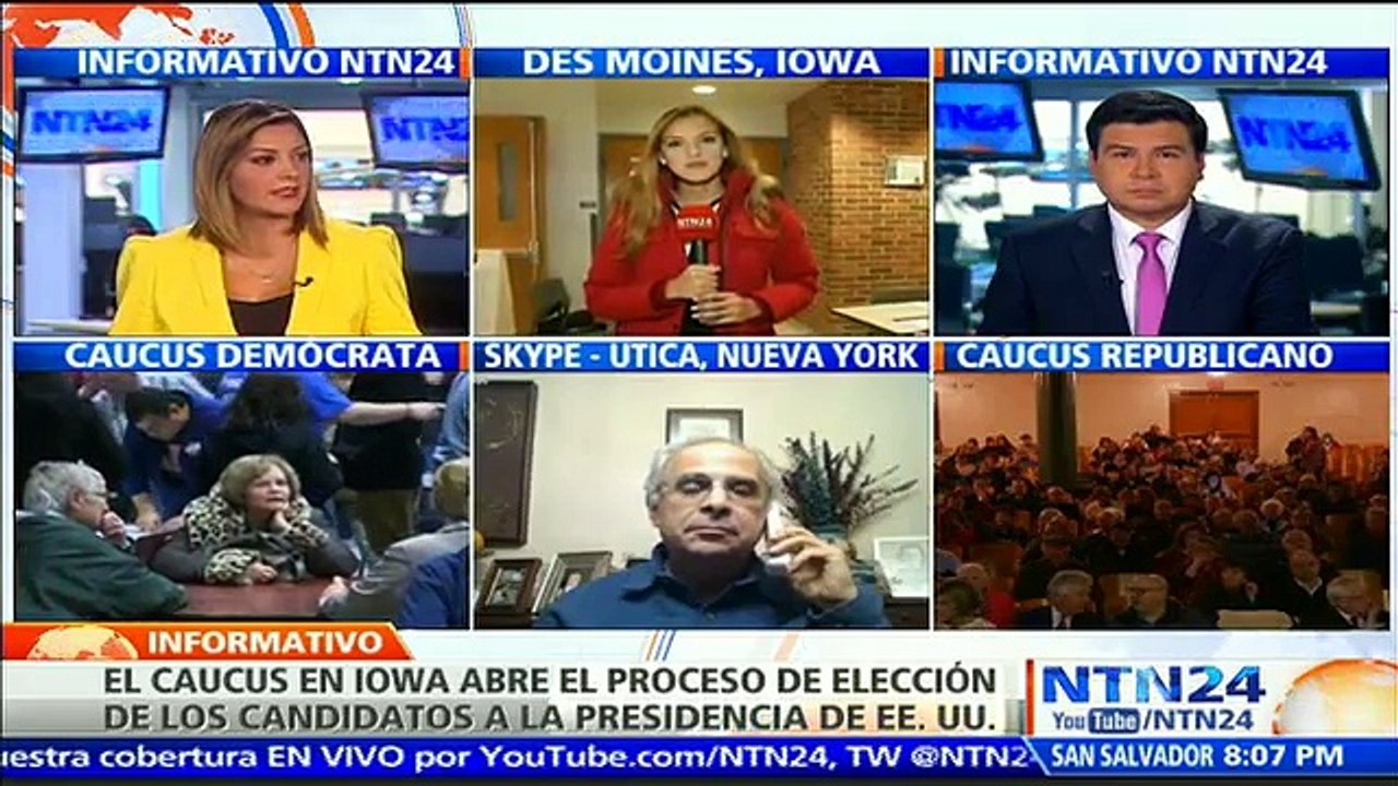 "Parece que la señora Clinton podría ganar pero no es una victoria contundente": Analista John Zogby a NTN24 durante ele