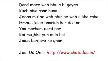 BANJARA FULL SONG LYRICS 2014 (Jaise Banjare Ko Ghar) - Ek Villain Song.mp4