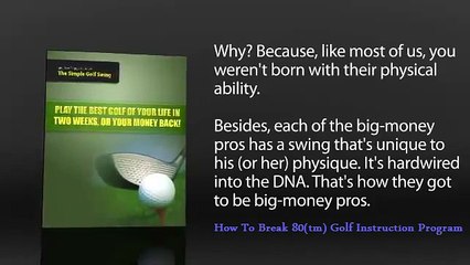 Free Download - How to Break 80 and Improve Your Golf Game!