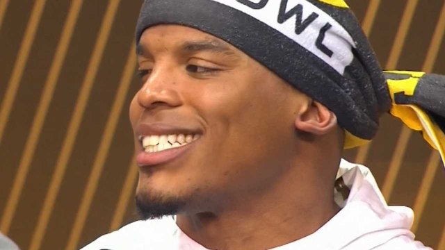 SB50: Cam Newton, Rivera at Media Day