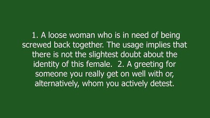 slapper meaning and pronunciation