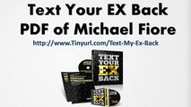 Text Your EX Back Michael Fiore PDF | Michael Fiore Text Your EX Back PDF