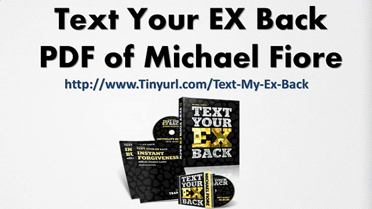 Text Your EX Back Michael Fiore PDF | Michael Fiore Text Your EX Back PDF
