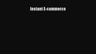 [PDF Download] Instant E-commerce [PDF] Online